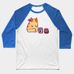 Jam and Jelly Cat Baseball T-Shirt